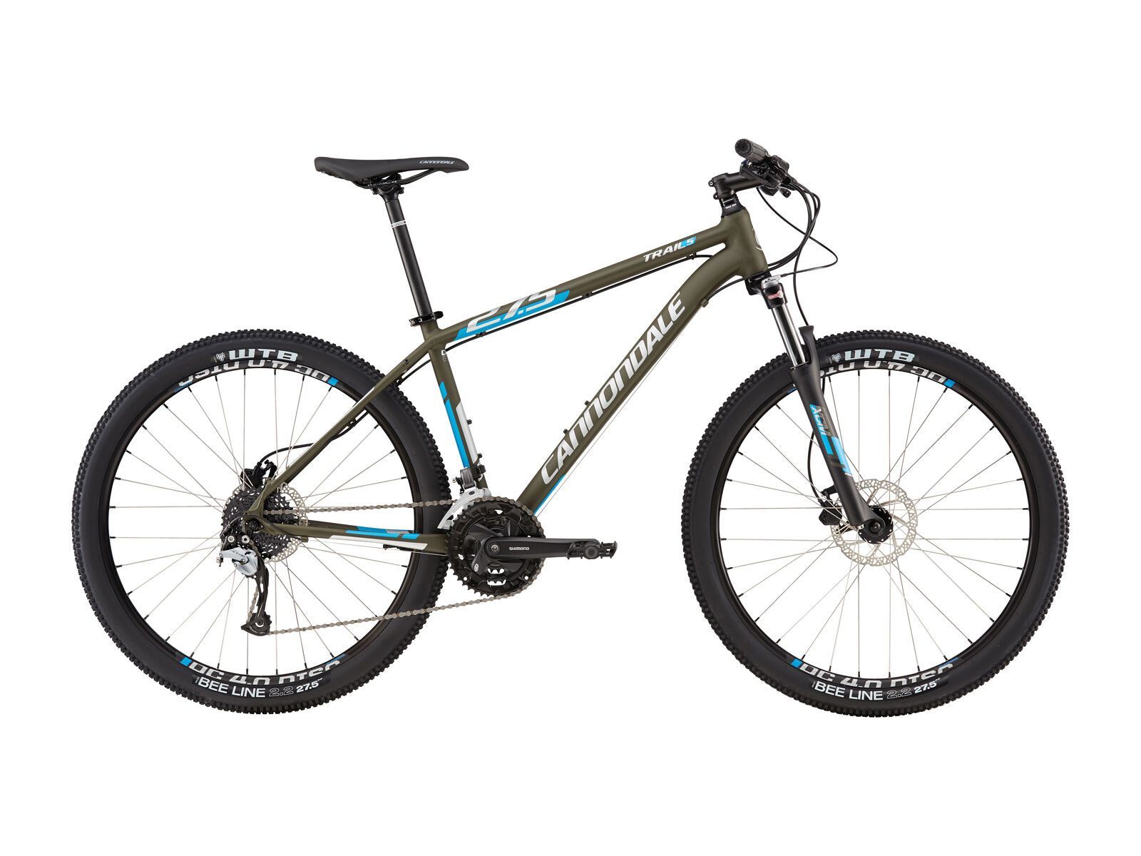 Cannondale Trail 5 27.5, green clay w/ ultra blue, reflective silver, matte - Bild 1