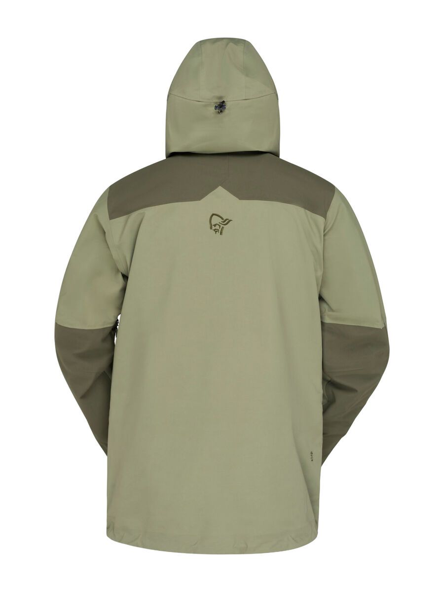 Norrona tamok dri3 Jacket M's, olive night/deep lichen green - Bild 3