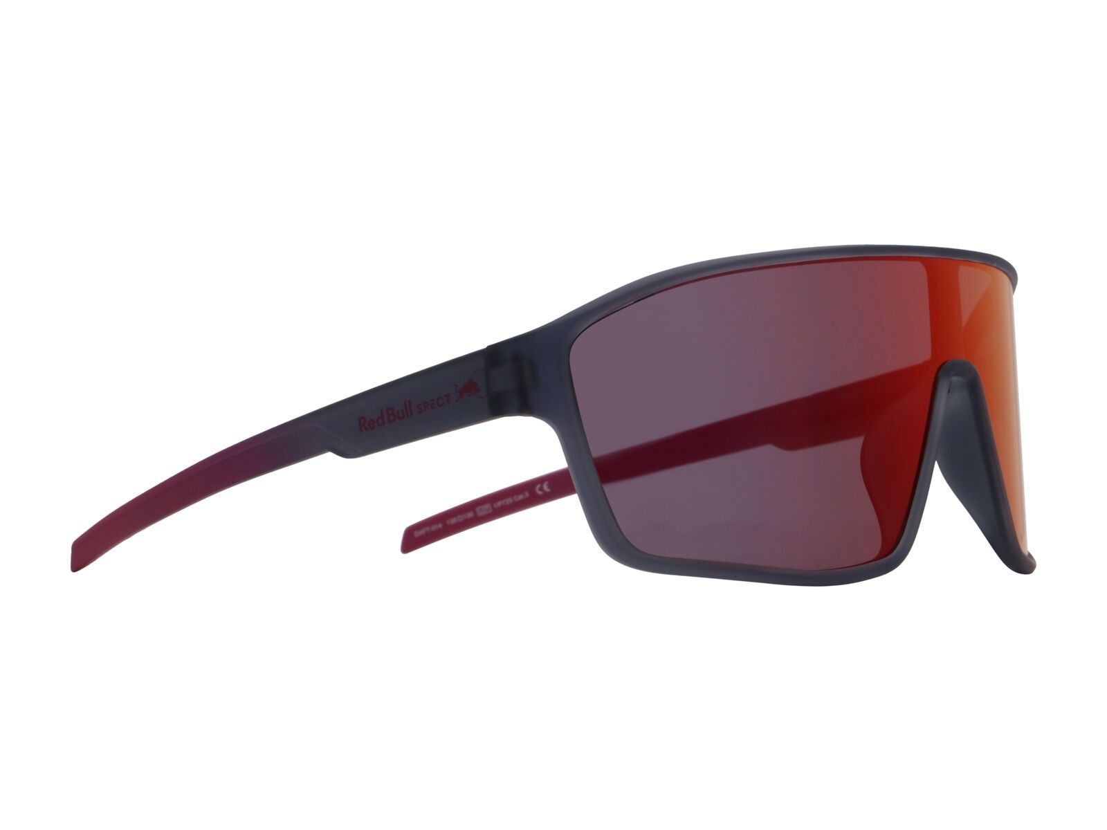 Red Bull Spect Eyewear Daft, Smoke/Red-Purple Mirror / soft touch x’tal midnight - Bild 1