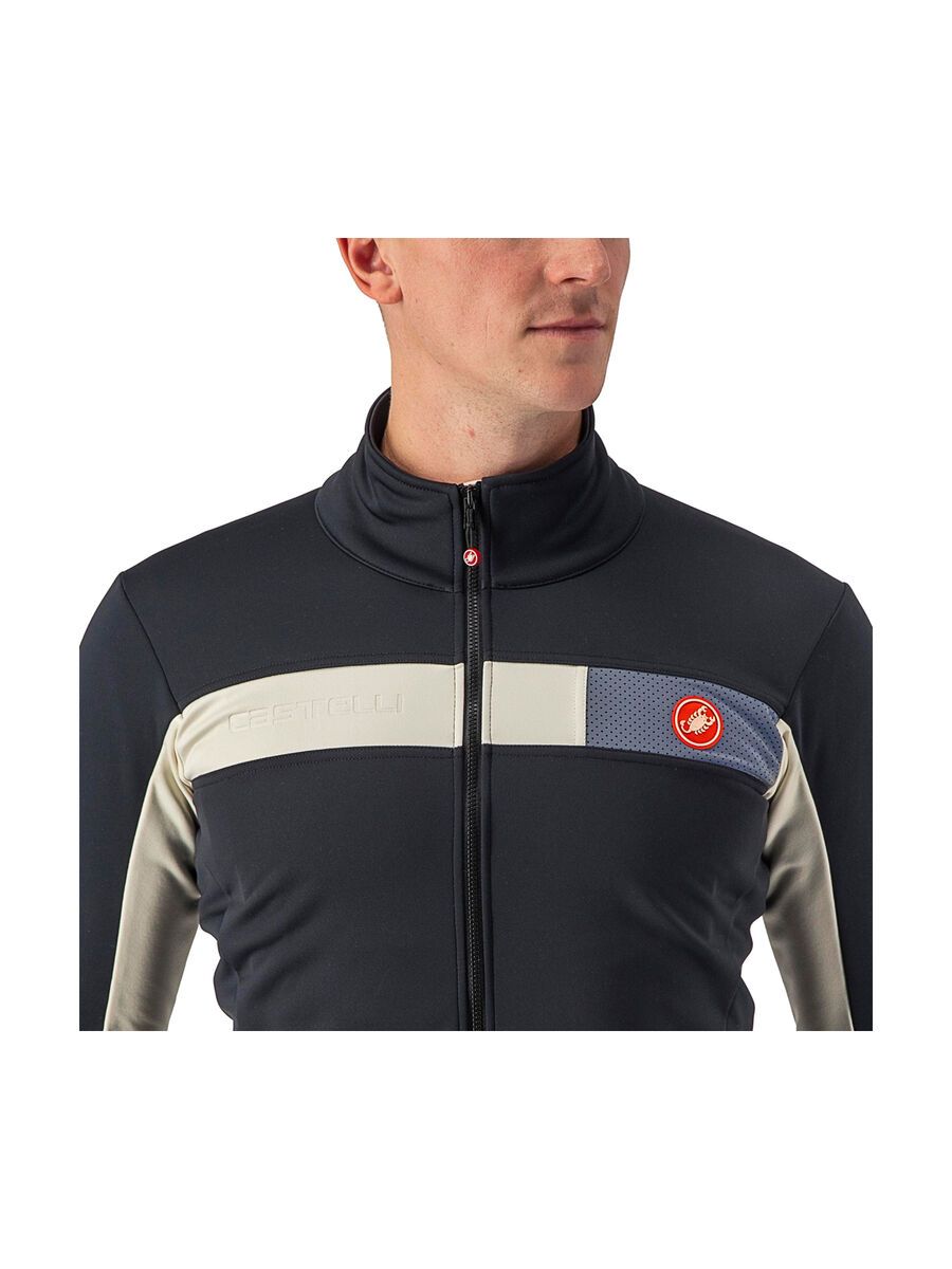 Castelli Mortirolo 6S Jacket, light black/chalk-silver reflex - Bild 6