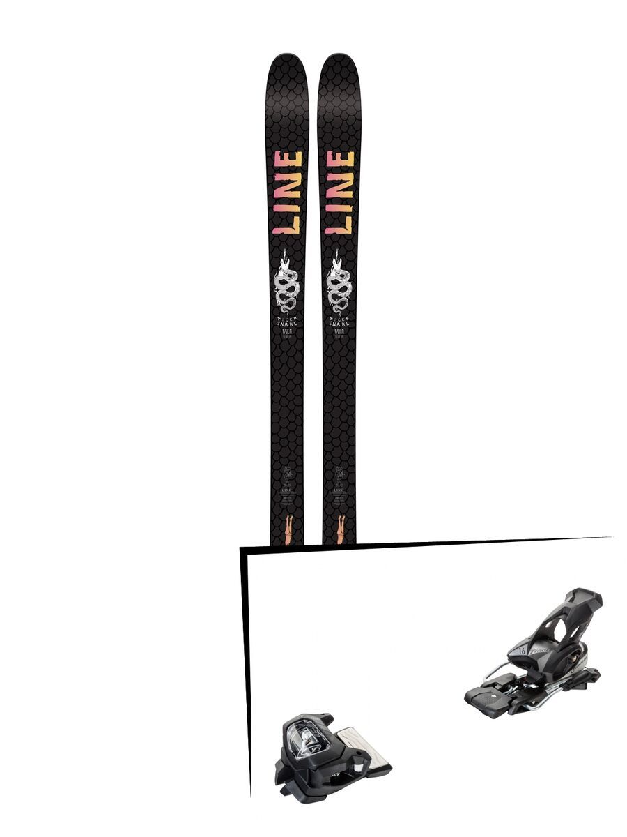 Set: Line Tigersnake 2018 + Tyrolia Attack² 16 GW solid black - Bild 1