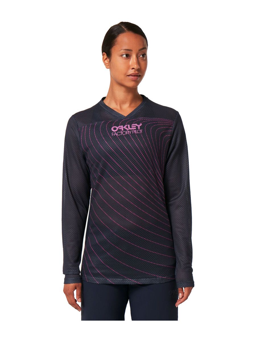 Oakley Wmns Factory Pilot RC LS Jersey, fathom - Bild 4