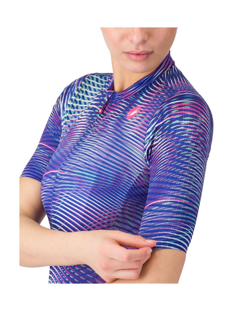 Castelli Cosmic Vortex Jersey, multicolor ultraviolet rose - Bild 4