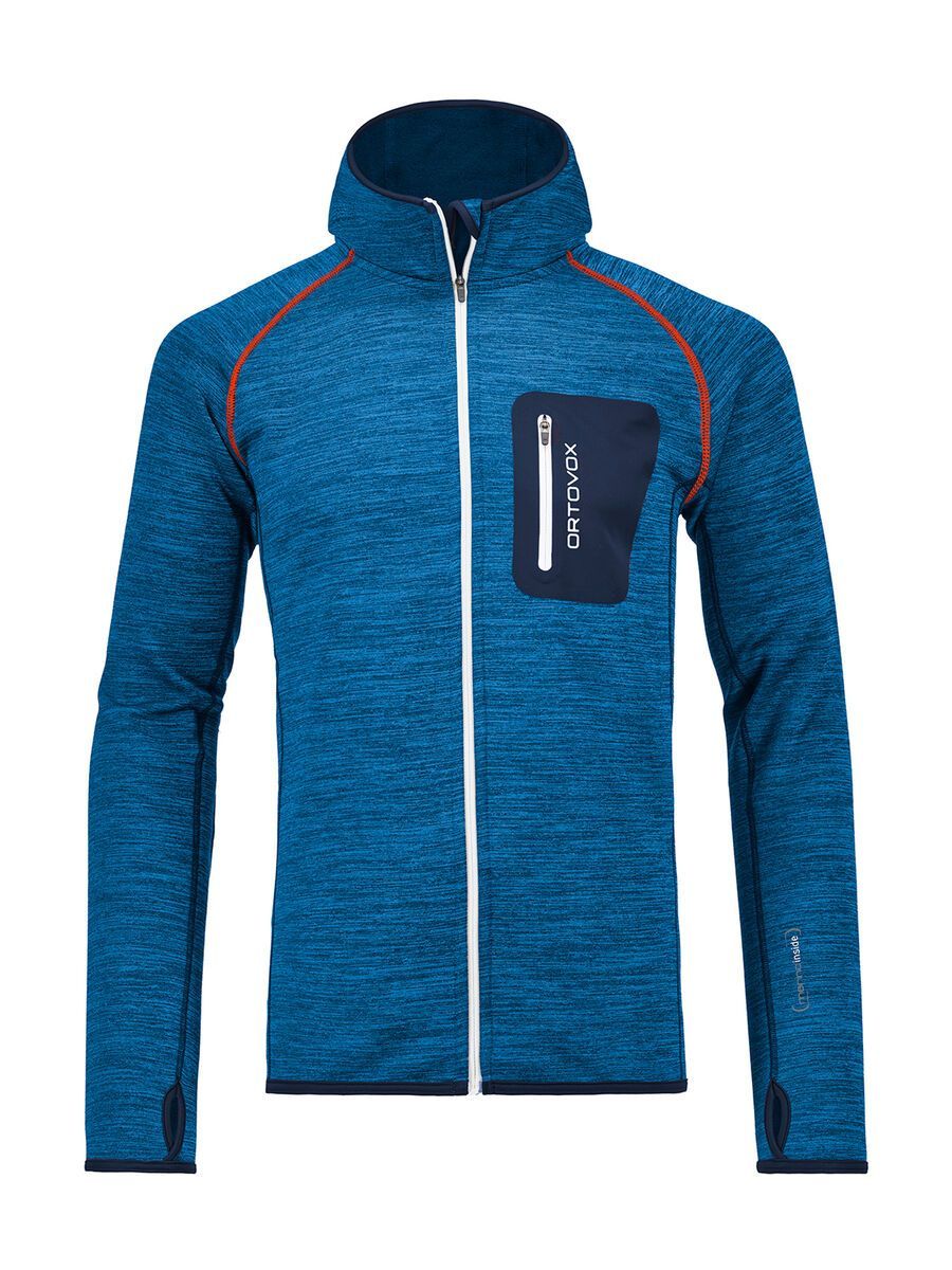 Ortovox Melange Fleece Hoody, navy blend - Bild 1