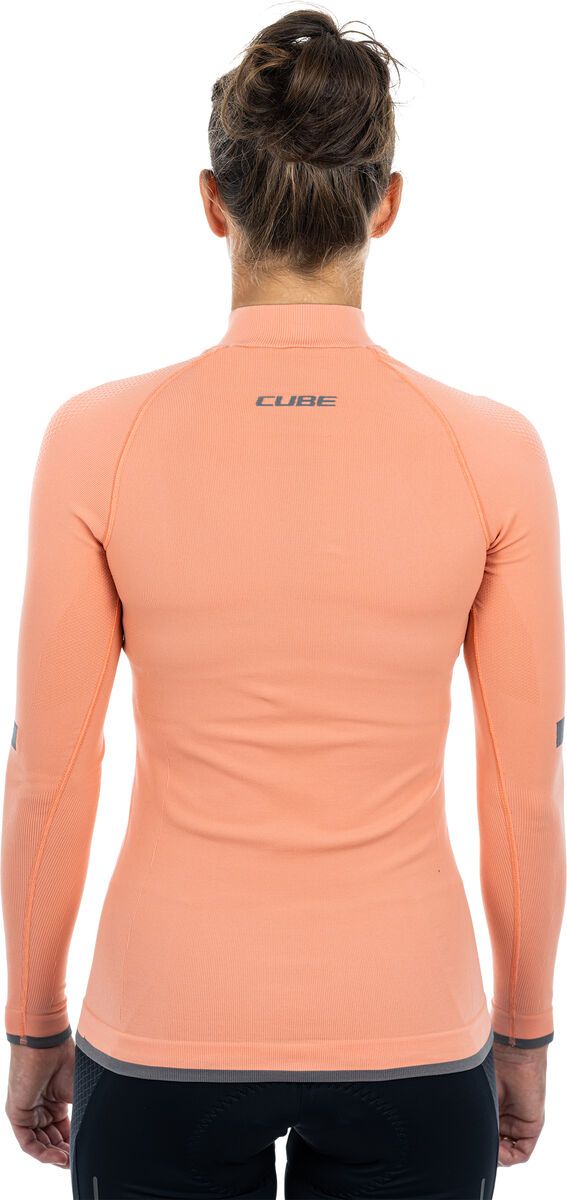 Cube WS Funktionsunterhemd Race Be Warm langarm, coral - Bild 3