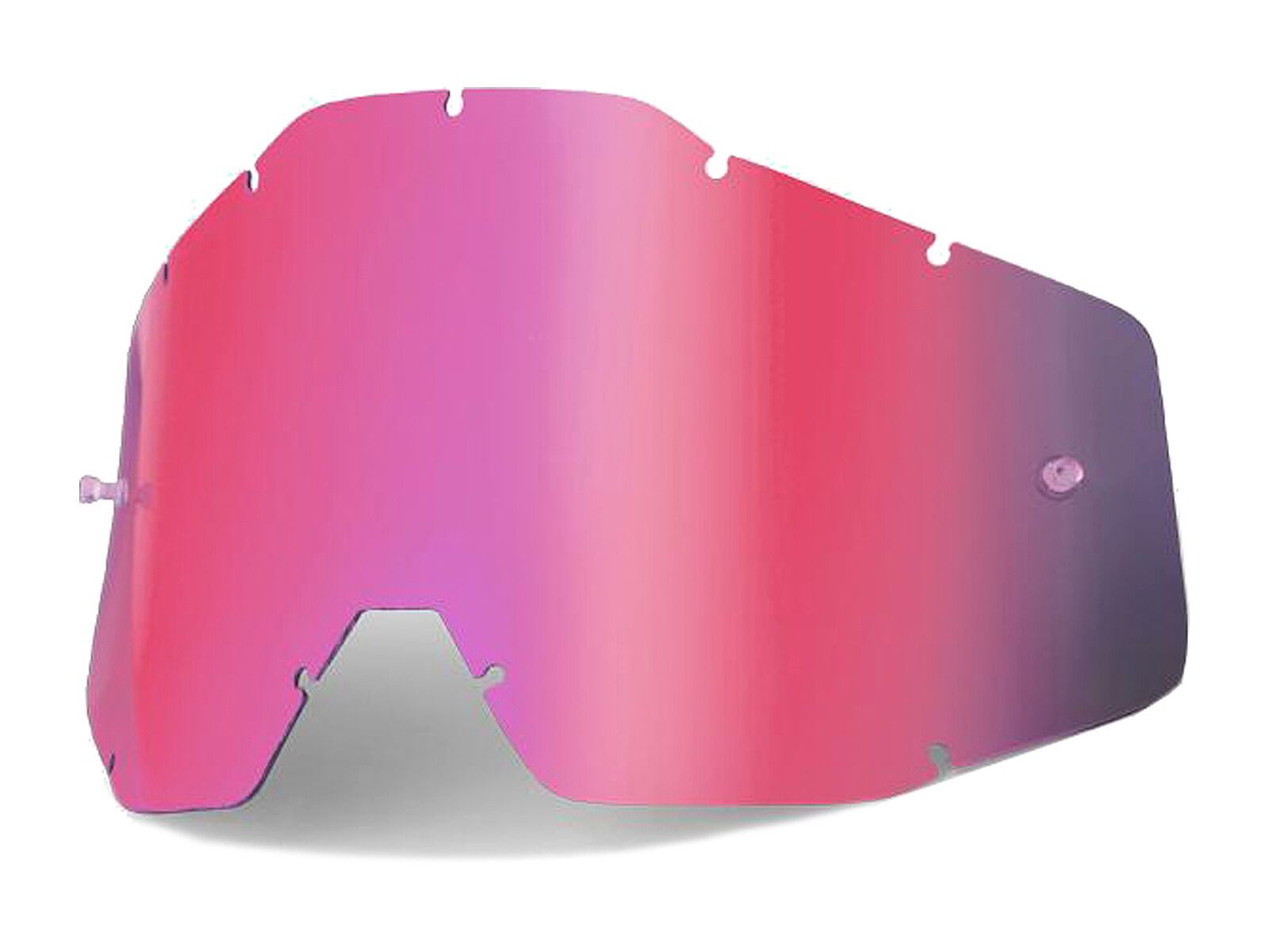 100% Racecraft/Accuri/Strata Replacement Lens, pink mirror/smoke - Bild 1