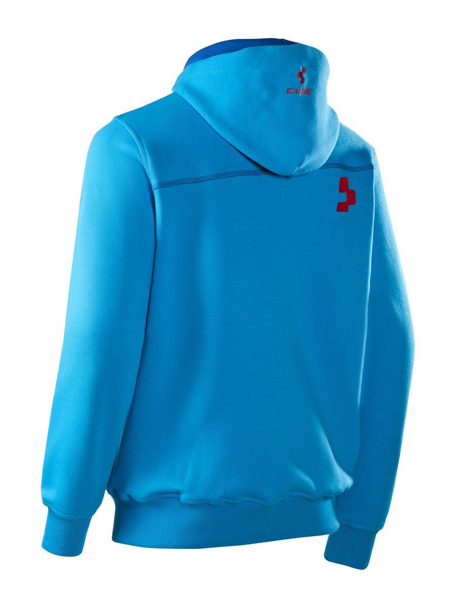 Cube Zip Hoody Diagonal, blue - Bild 2