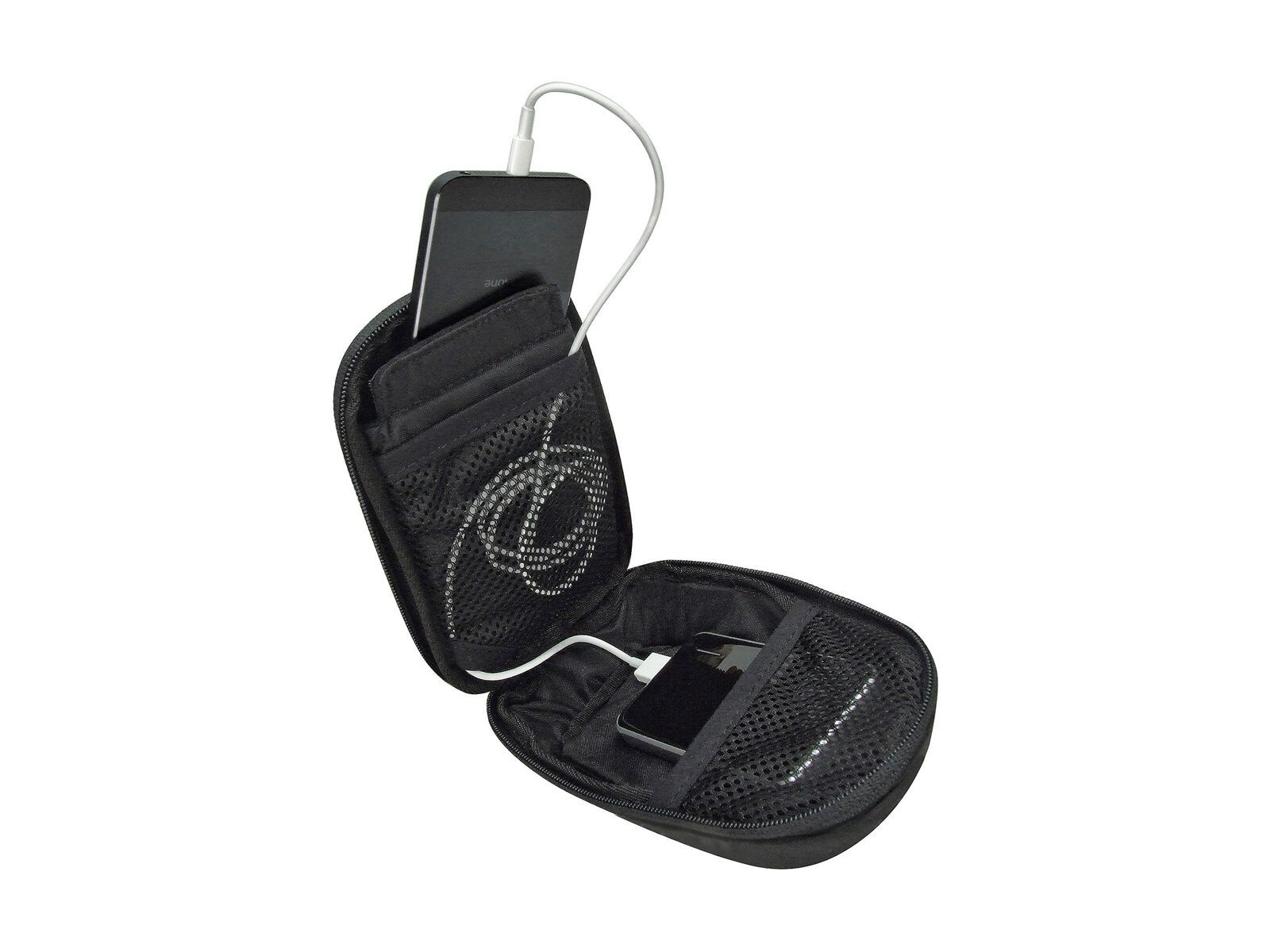 Klickfix PhoneBag Comfort M inkl. Quad Mini Adapter, schwarz - Bild 8