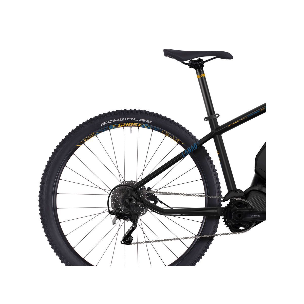 Ghost Hybride Lanao 4 AL 29, night black/arctic blue/amber yellow - Bild 5
