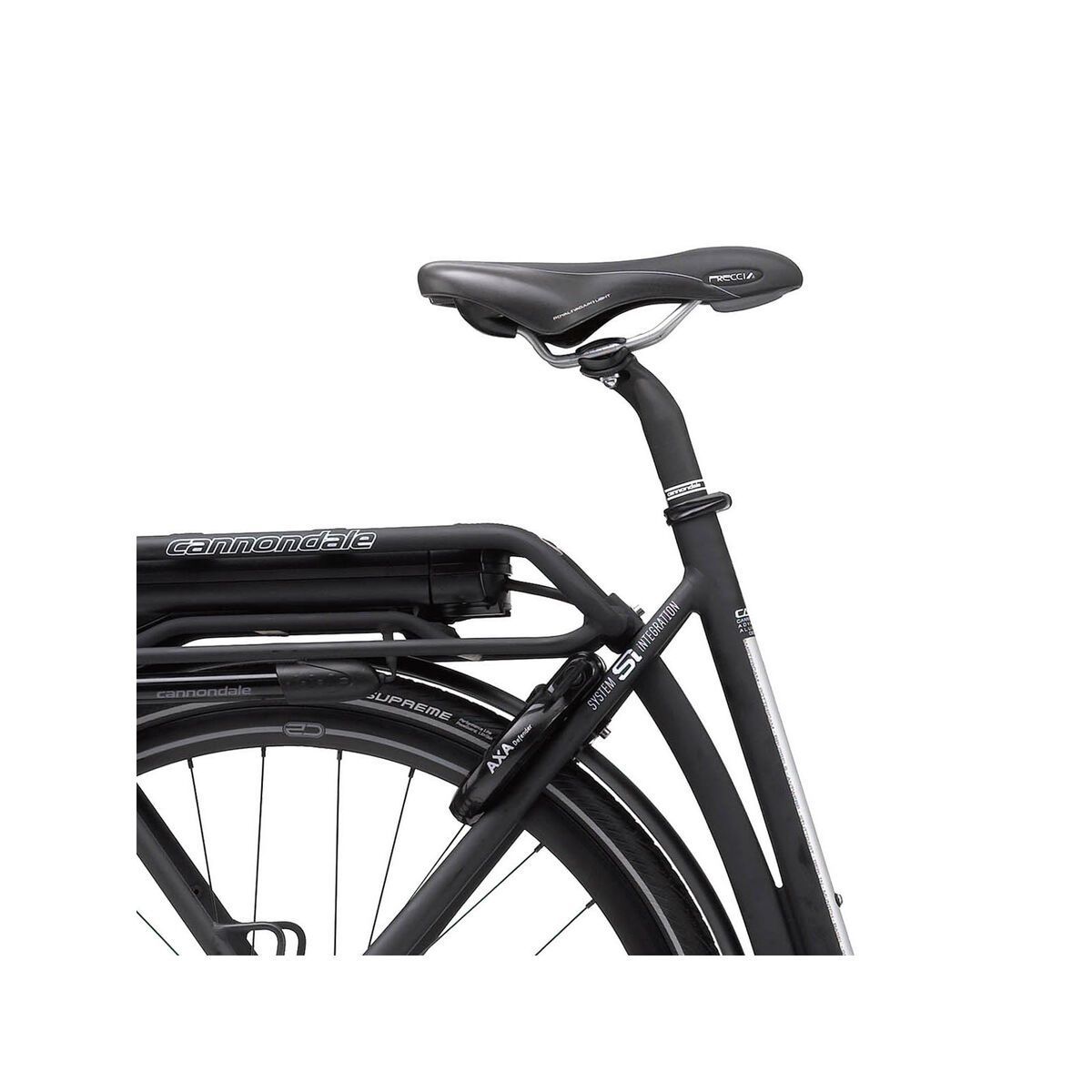 Cannondale E-Series 1 Headshok Step Trough Alfine 300Wh. New HMI, jet black matte - Bild 6