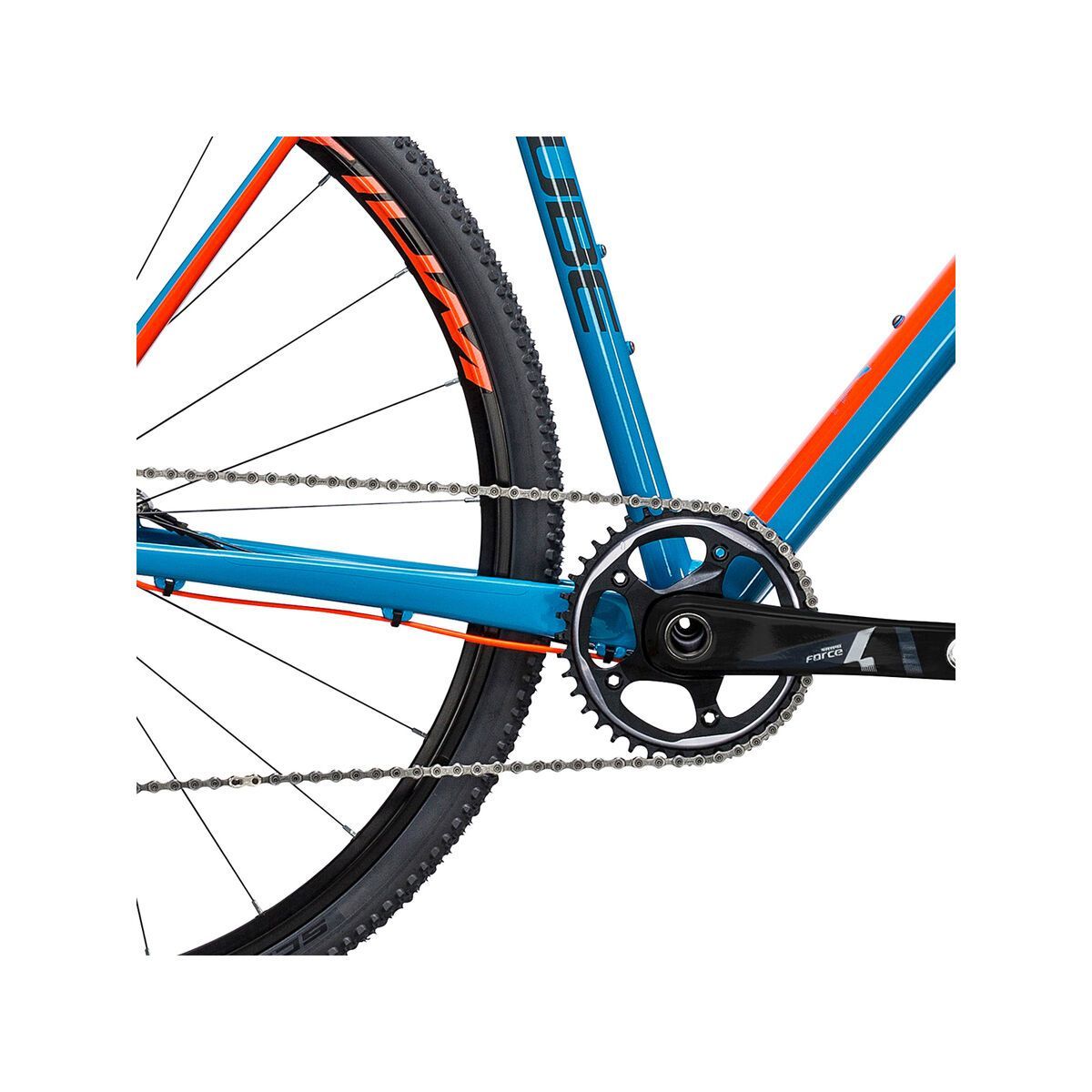 Cube Cross Race SLT, blue´n´flashorange - Bild 3