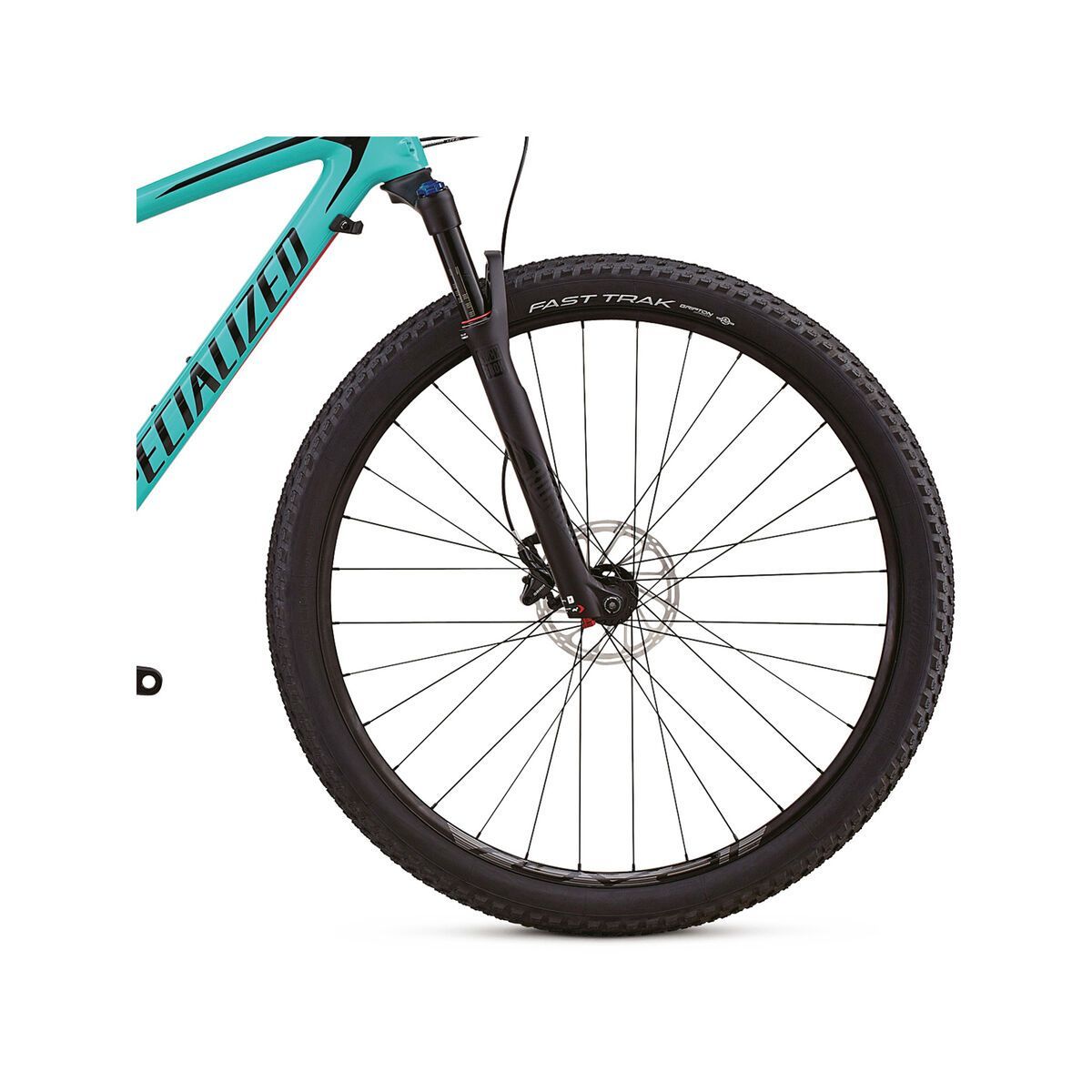 Specialized Women's Epic HT Comp Carbon, gloss satin acid mint fade/tarmac black/acid pink - Bild 2