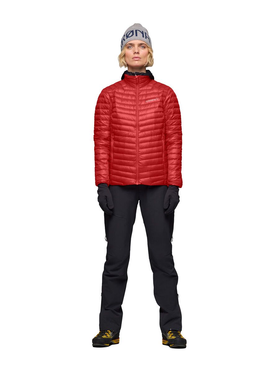 Norrona trollveggen down800 super light Jacket W's, baked apple - Bild 4