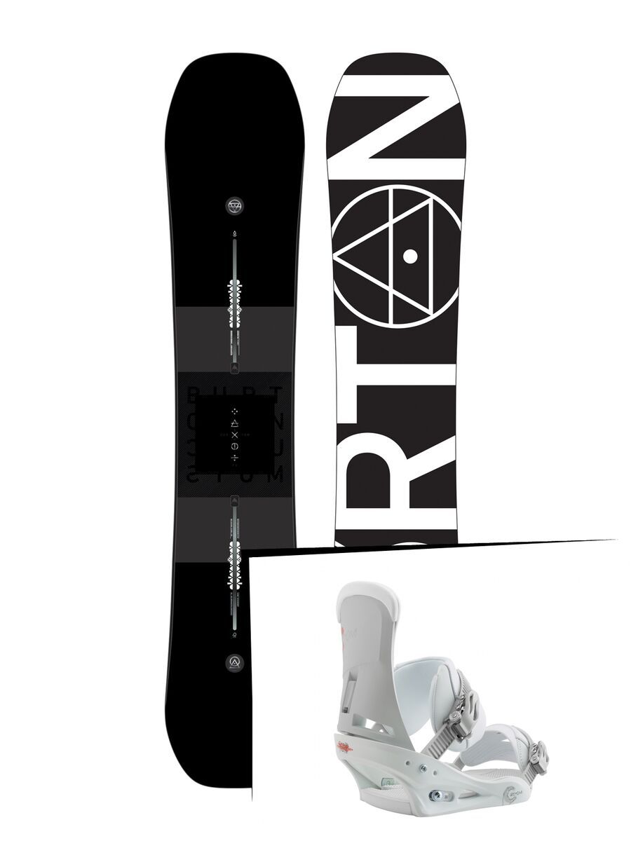 Set: Burton Custom X Flying V 2019 +  Custom (2218420S) - Bild 1