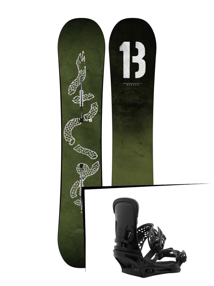 Set: Burton Descendant 2019 + Burton Malavita brackish - Bild 1