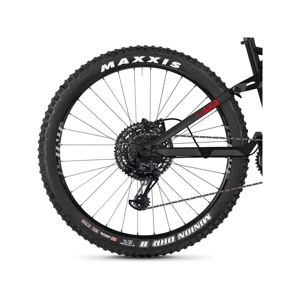 Ghost Hybride SL AMR S2.7+ AL, night black/riot red/iridium silver - Bild 5