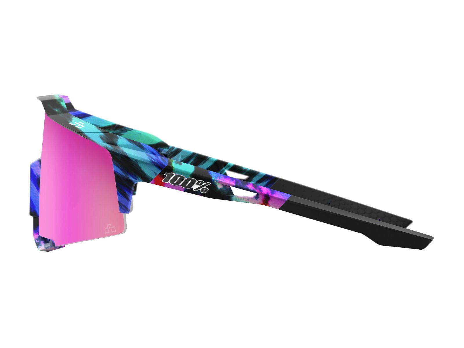 100% Speedcraft Peter Sagan LE - HiPER Purple ML Mirror, soft tact tie dye - Bild 3