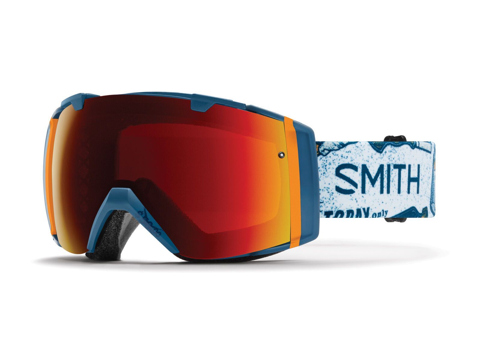 Smith I/O inkl. Wechselscheibe, kindred/Lens: sun red mirror chromapop/storm rose flash - Bild 1