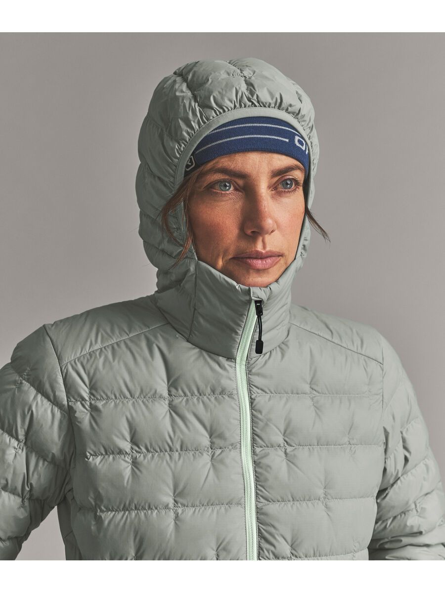 Ortovox DownWool 180 Hooded Jacket W, green sage - Bild 3