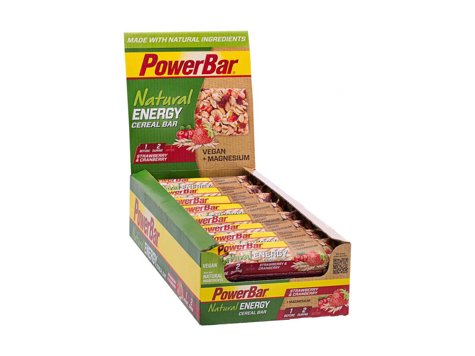PowerBar Natural Energy Cereal (Vegan) - Strawberry Cranberry (Box) - Bild 1