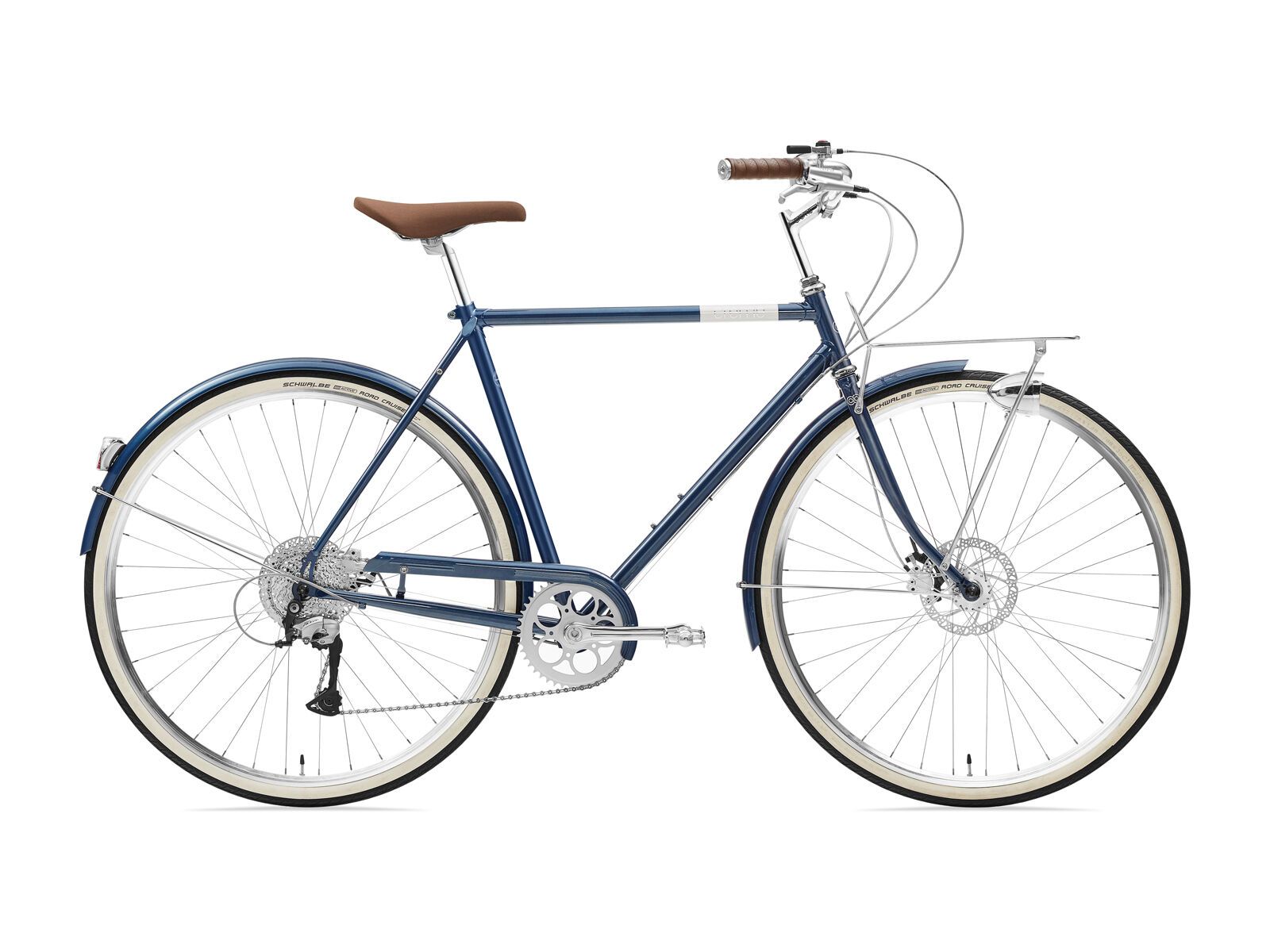 Creme Cycles Caferacer Man Solo Disc, deep blue - Bild 1