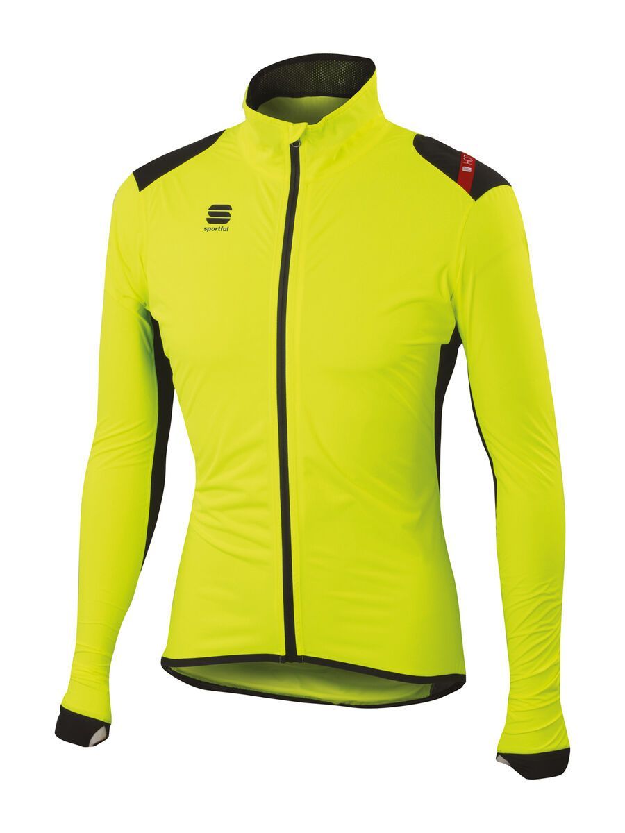 Sportful Hot Pack Norain Jacket, yellow fluo/black - Bild 1