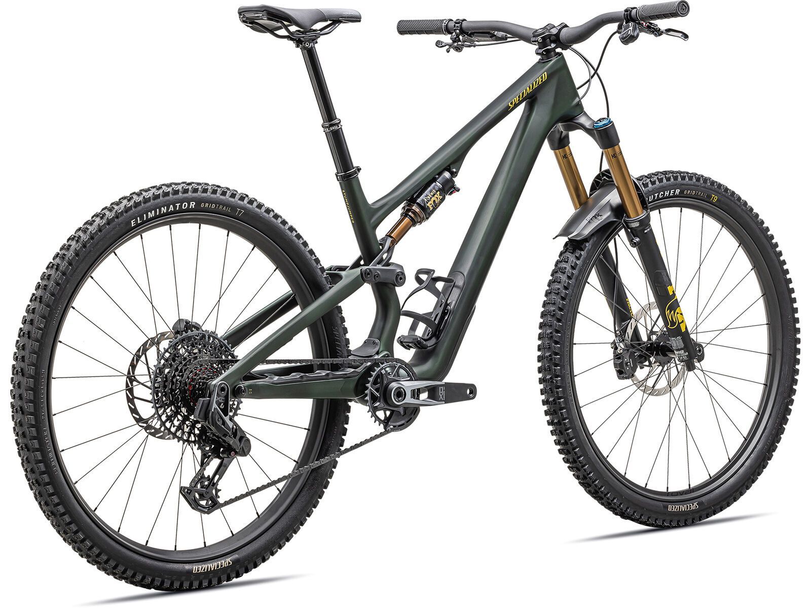 Specialized Stumpjumper 15 Pro - 29/29, satin green tint/gunmetal/satin metallic sulphur - Bild 3