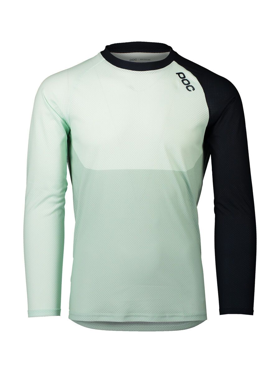 POC MTB Pure LS Jersey, apophyllite green/navy black - Bild 1
