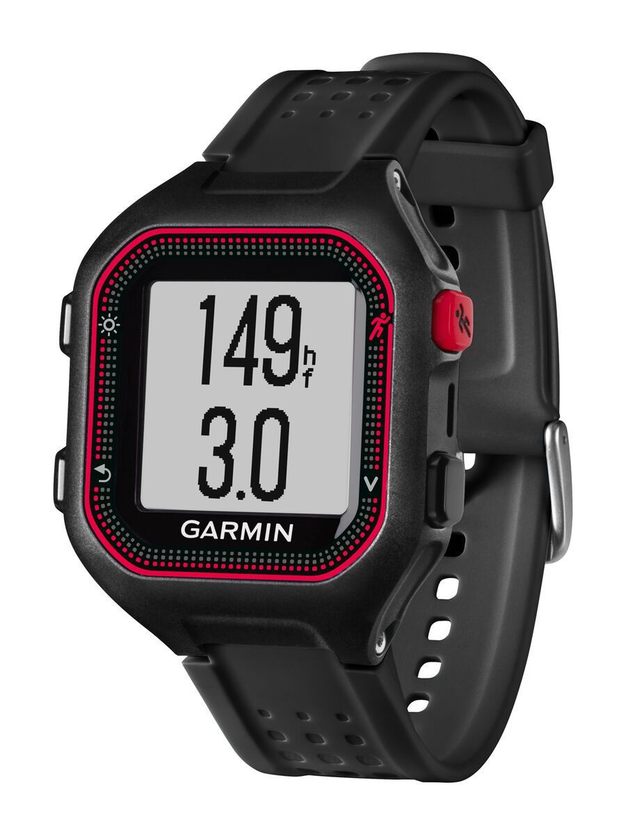 Garmin Forerunner 25 (mit Brustgurt), schwarz/rot - Bild 1