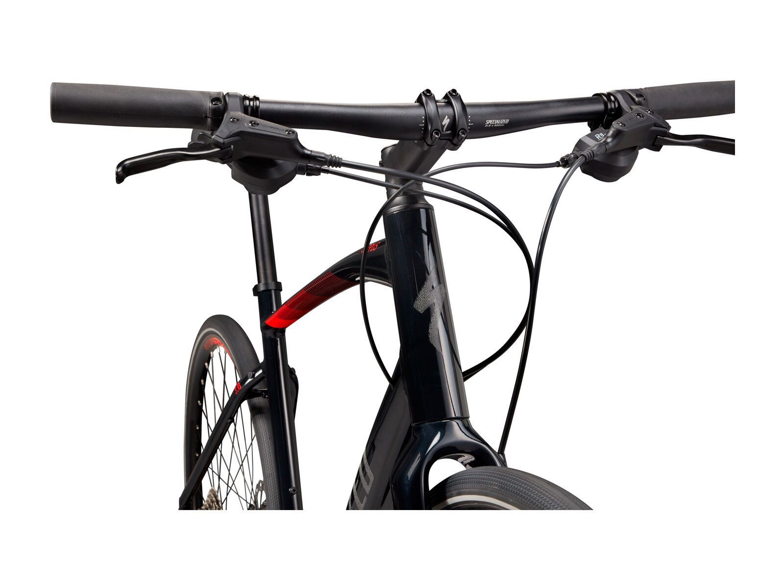 Specialized Sirrus 3.0, gloss cast black/rocket red/satin black reflective - Bild 5