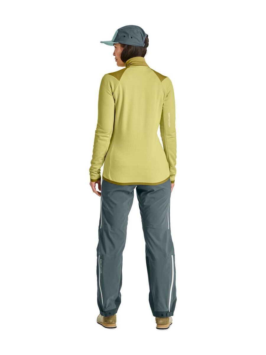 Ortovox Merino Fleece Grid Jacket W, wabisabi - Bild 4