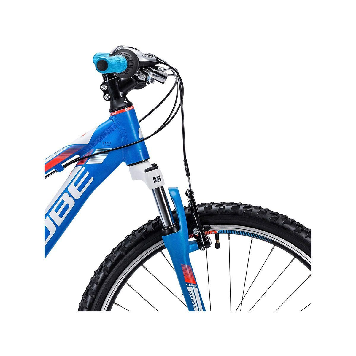 Cube Kid 240, blue´n´white´n´flashred - Bild 5