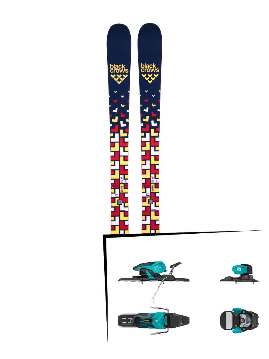 Set: Black Crows Junius 2018 + Salomon Warden 11 turquoise/black - Bild 1