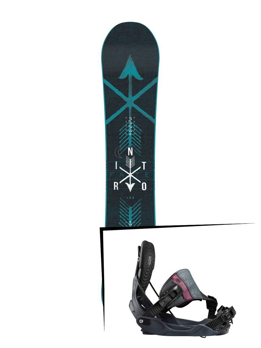 Set: Nitro Fate Zero 2015 + Flow Minx Hybrid (1718431S) - Bild 1