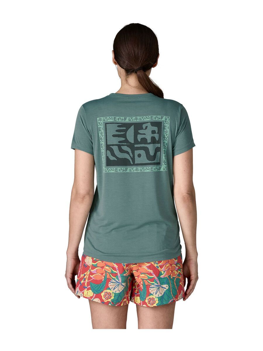 Patagonia Women's Capilene Cool Daily Shirt - Mother Rays, blue sage/light blue sage x-dye - Bild 5