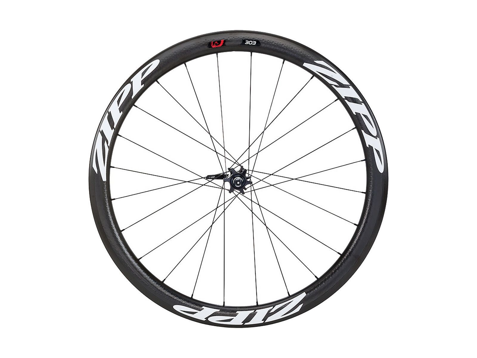 Zipp 303 Firecrest Tubular Disc-brake, schwarz / weiße Aufkleber - Bild 1