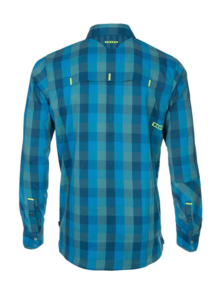 ION Bike Shirt LS Stroke, blue danube - Bild 2