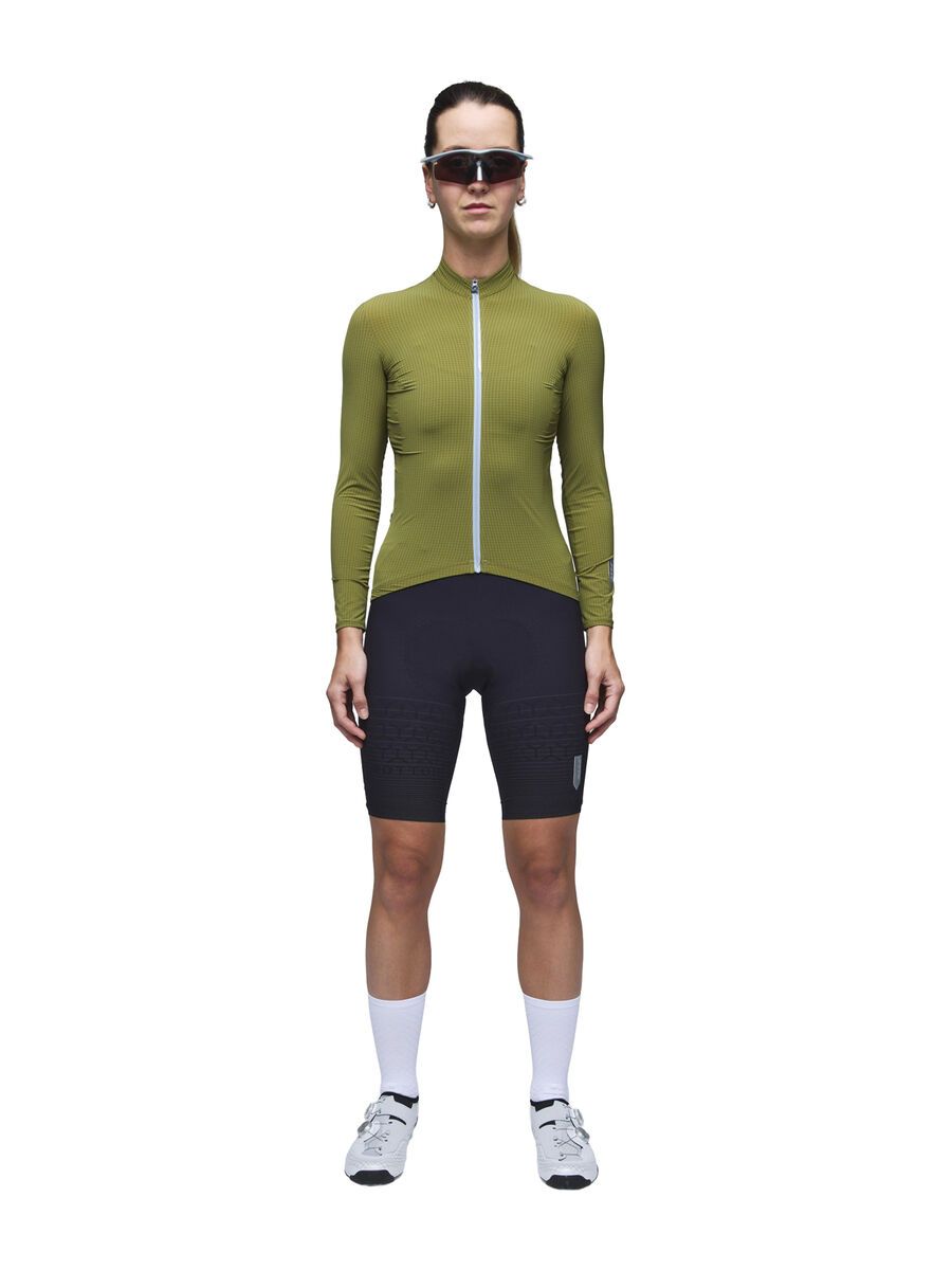 Q36.5 Women Dottore Pro Long Sleeve Jersey, drab green - Bild 3