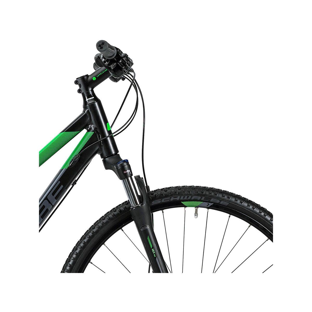 Cube Nature Trapeze, black flashgreen grey - Bild 5