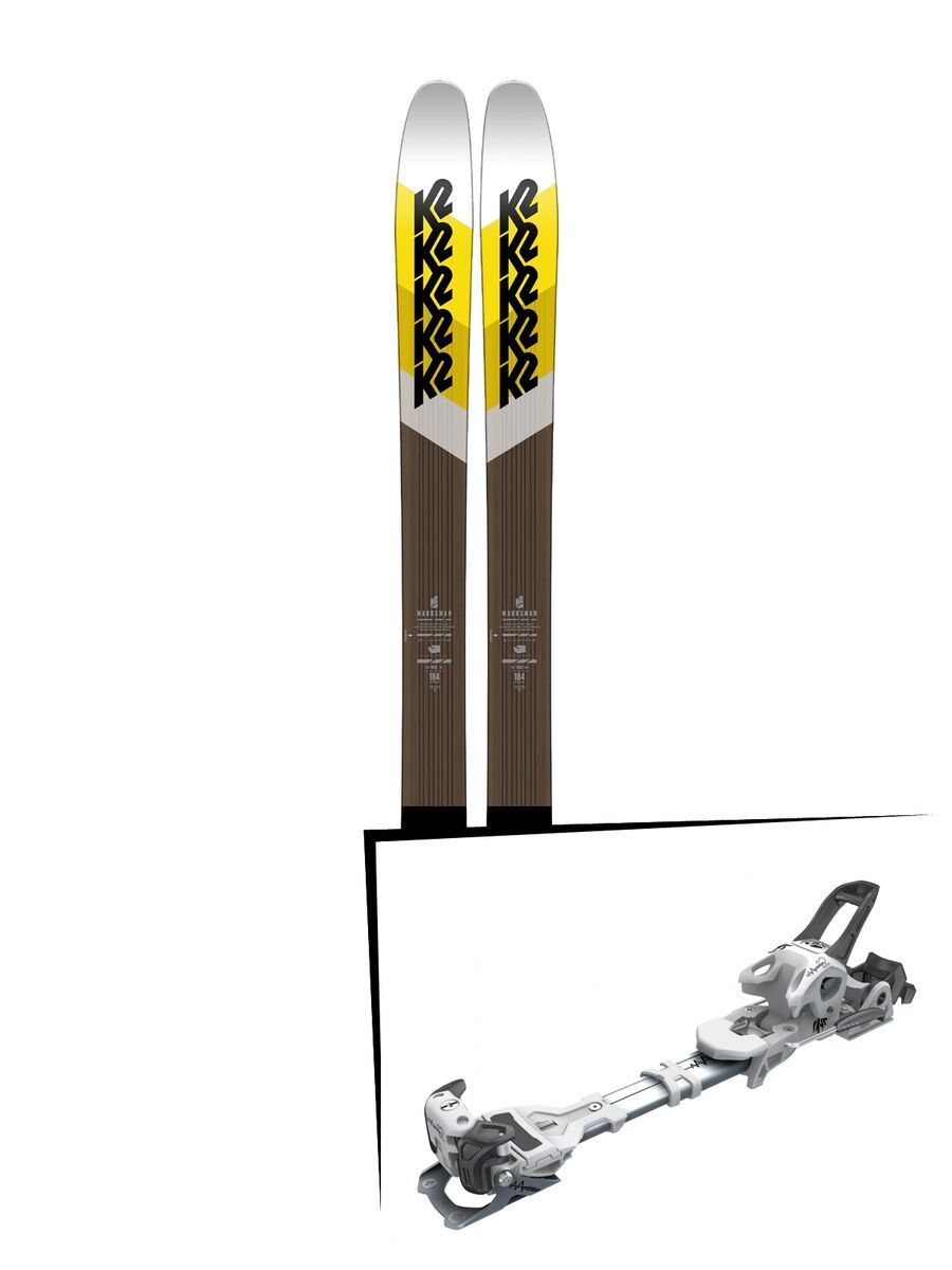Set: K2 SKI Marksman 2018 + Tyrolia Ambition 12 AT solid white black - Bild 1