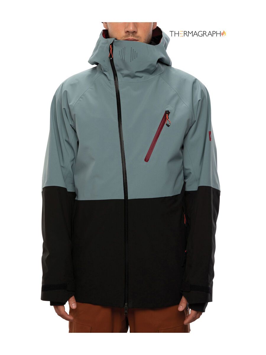 686 Men's GLCR Hydra Thermagraph Jacket, goblin blue colorblock - Bild 1