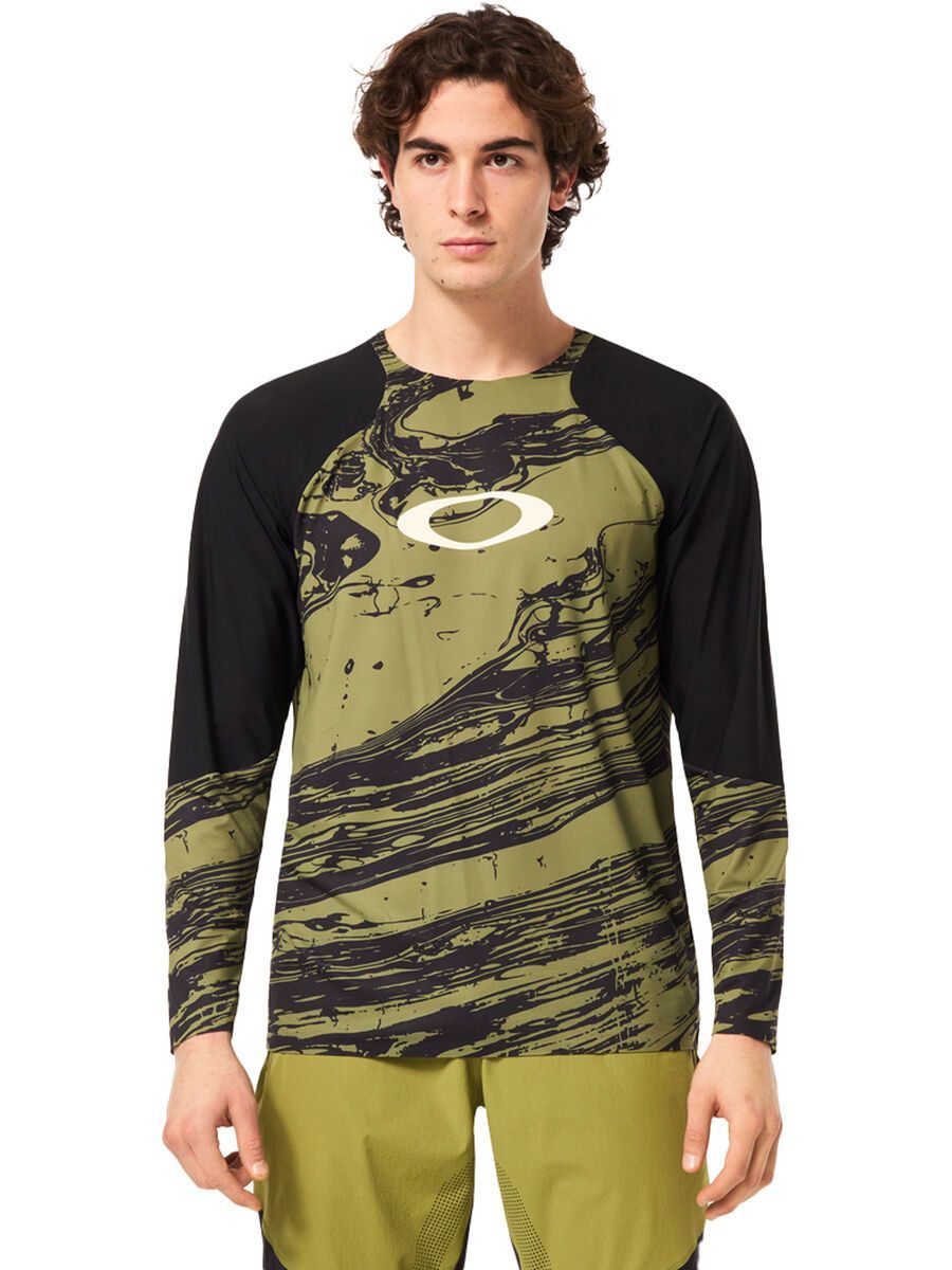 Oakley Seeker Airline LS Jersey, duality swirl gn/bk - Bild 4