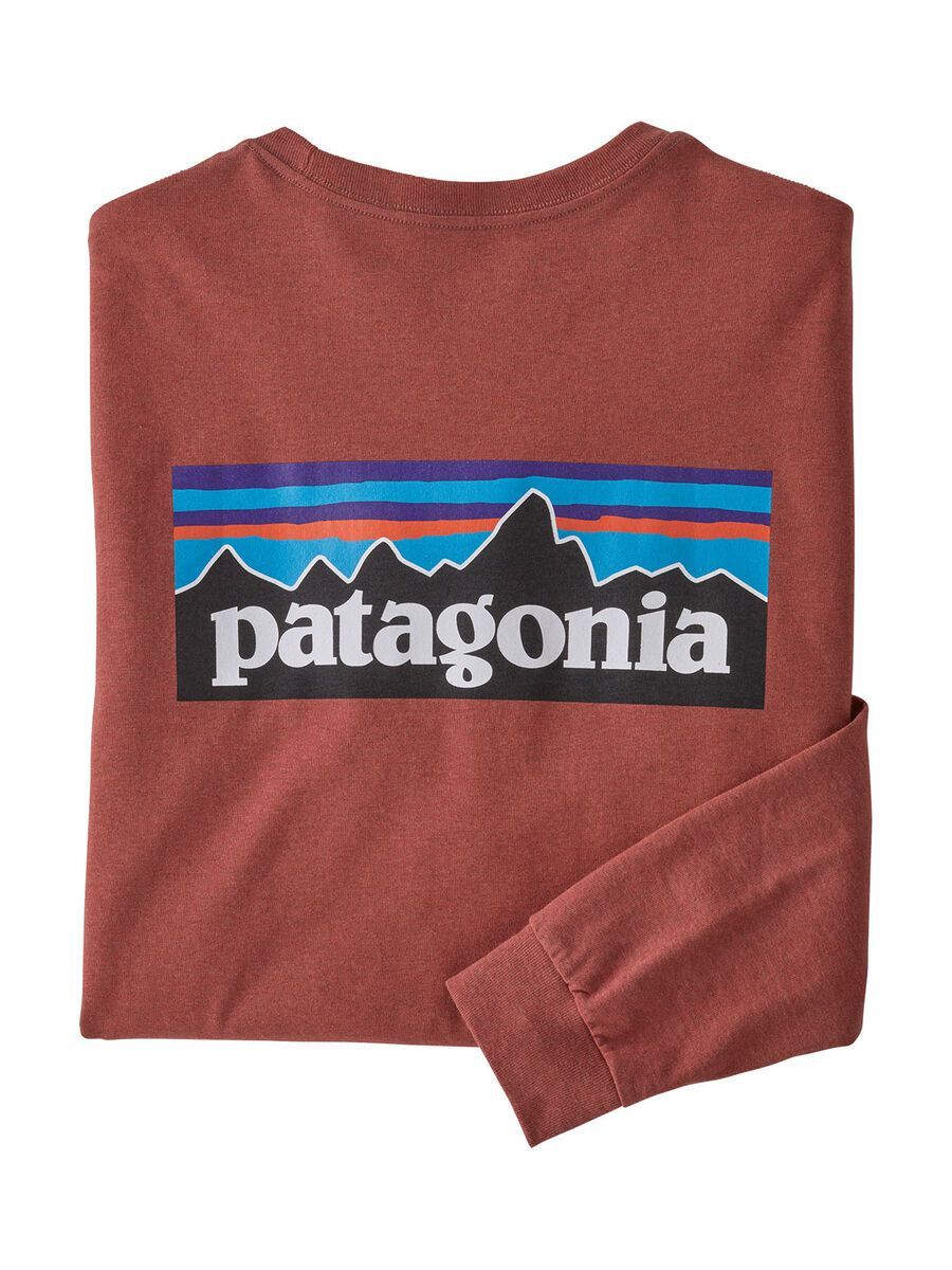 Patagonia Men's Long-Sleeved P-6 Logo Responsibili-Tee, rosehip - Bild 1