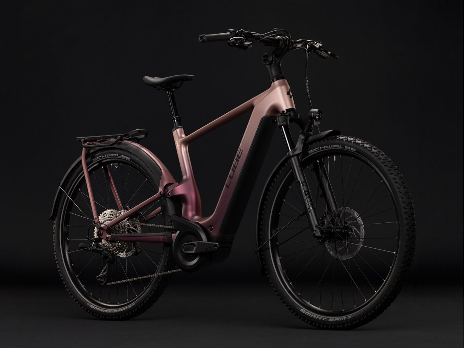 Cube Nuride Hybrid One11 SLX 800, mauve´n´black - Bild 2