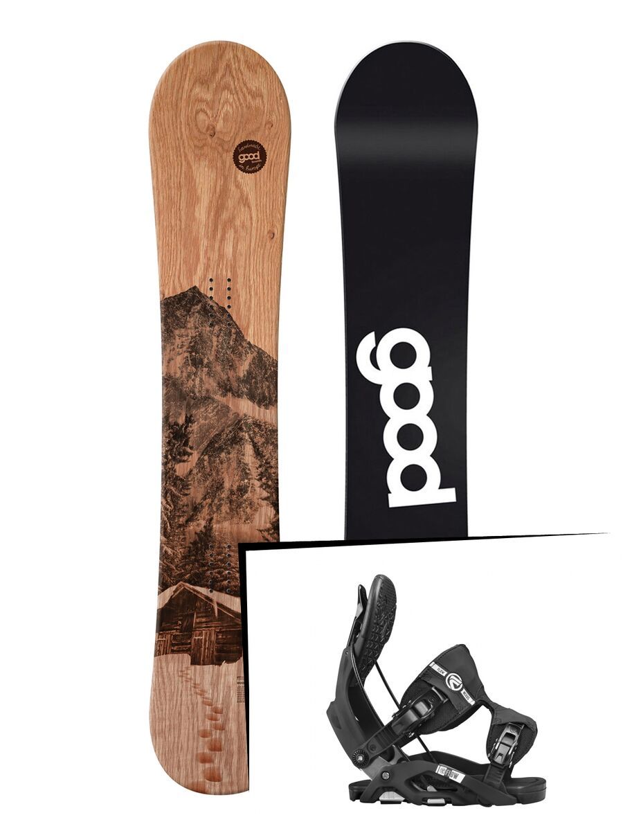 Set: goodboards Wooden 2017 + Flow Nexus (1718369S) - Bild 1