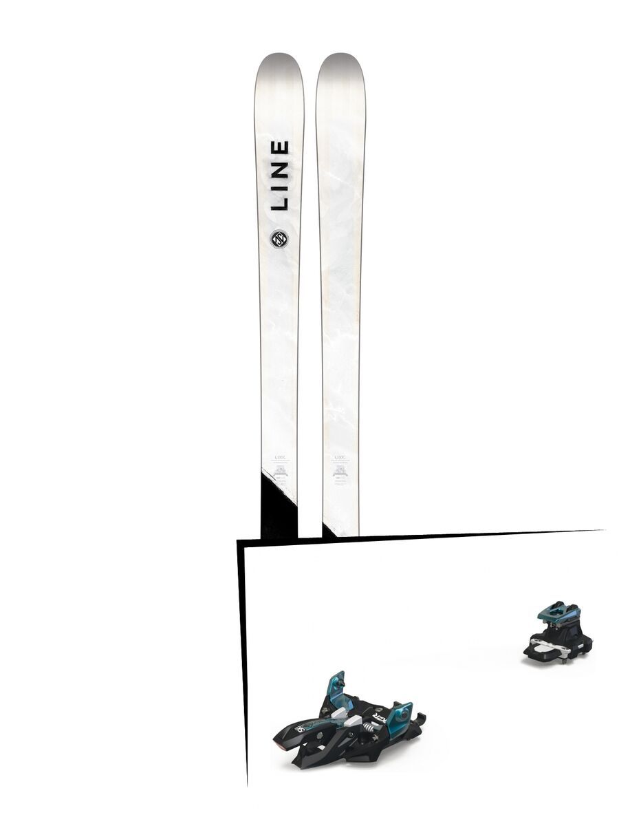 Set: Line Supernatural 86 2018 + Marker Alpinist 9 black/turquoise - Bild 1