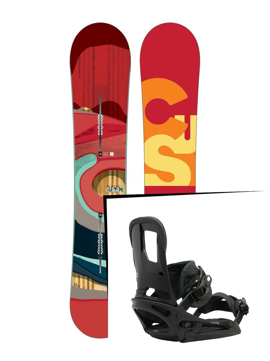 Burton Set: Custom Flying V Wide 2016 + Burton Cartel EST - Bild 1