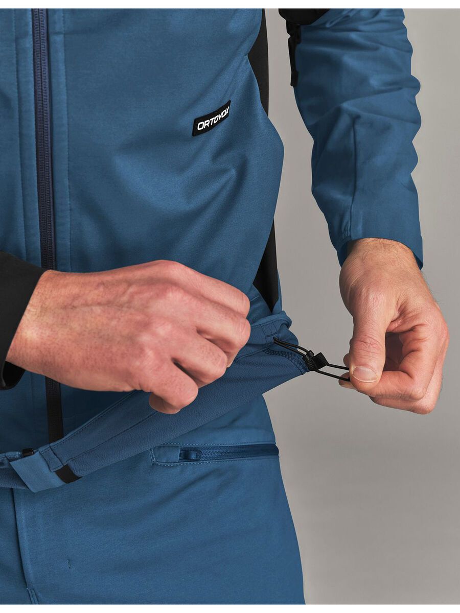 Ortovox Ortler Softshell Plus Jacket M, blue nunatak - Bild 7