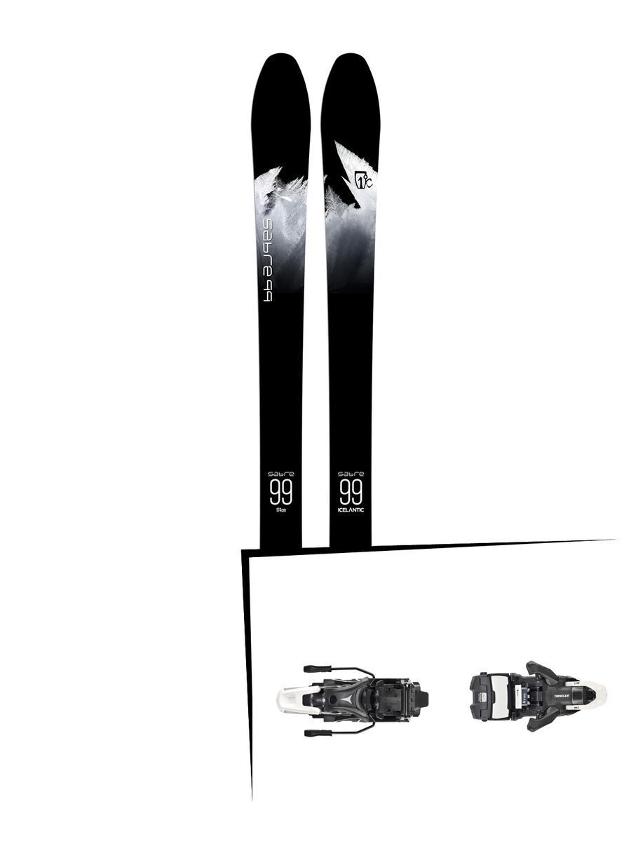 Set: Icelantic Sabre 99 2018 + Atomic Shift MNC 13 black/white - Bild 1