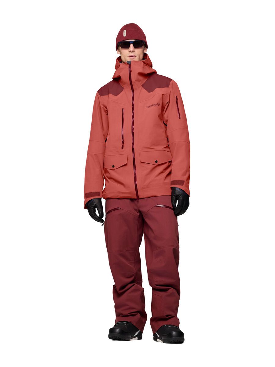Norrona tamok dri3 Jacket M's, cowhide/port - Bild 5
